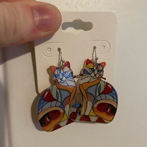 Cat earrings
